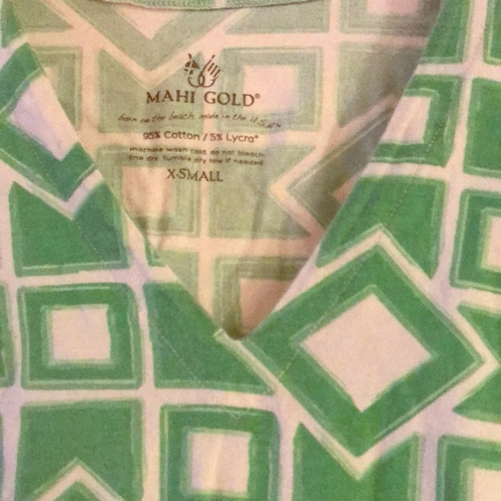 Mahi gold dress extra small